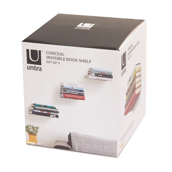 Набор полок Conceal, 13х13х14 см, сталь, 3 шт., UMBRA, изображение 10