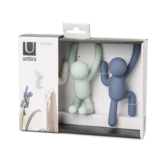 Набор крючков Buddy, серый, 3 шт., UMBRA, изображение 2
