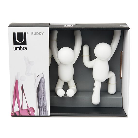 Набор крючков Buddy, белый, 3 шт., UMBRA, изображение 10
