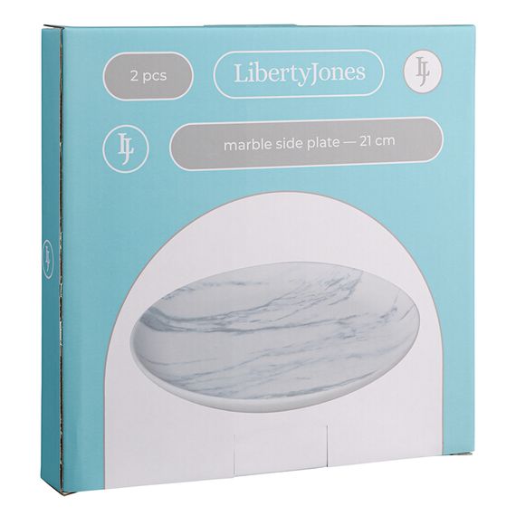 Набор тарелок Marble, 21 см, 2 шт., Liberty Jones, изображение 19