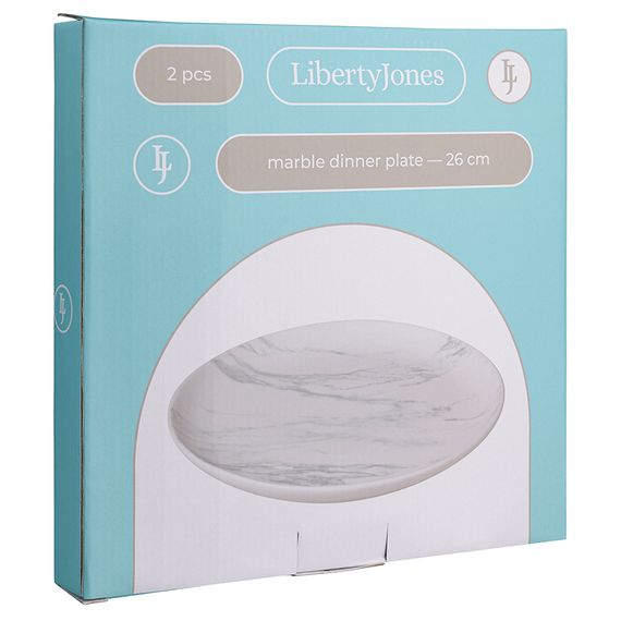 Набор тарелок Marble, 26 см, 2 шт., Liberty Jones, изображение 20