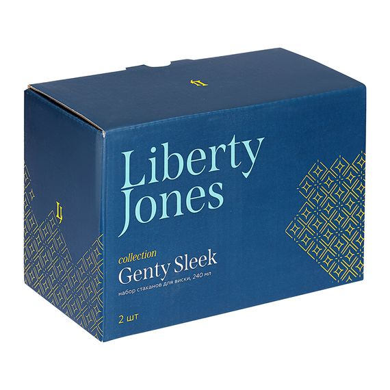 Набор стаканов для виски Genty Sleek, 240 мл, 2 шт., Liberty Jones, изображение 12