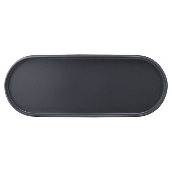 Овальное блюдо темно-серого цвета из коллекции Essential, Tkano, изображение 5