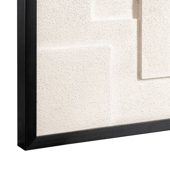Панно декоративное с эффектом 3D Minimalism Square, с черной рамой, 60х60 см, Bergenson Bjorn, изображение 4