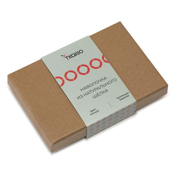 Наволочка из натурального шелка мятного цвета из коллекции Essential, 50х70 см, Tkano, изображение 10