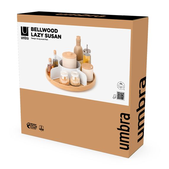 Органайзер для специй Bellwood, белый/натуральное дерево, UMBRA, изображение 11