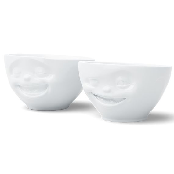 Набор чаш Tassen, Laughing & Winking, 200 мл, белый, 2 шт., Tassen, изображение 3