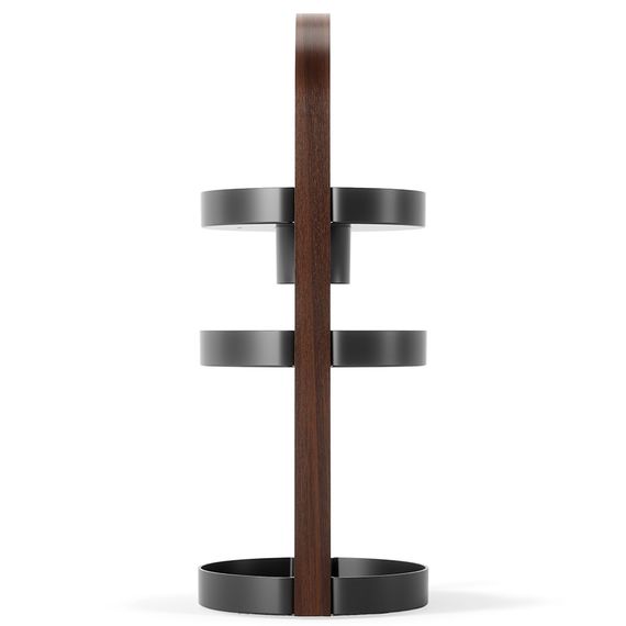 Органайзер для косметики Bellwood, 20х50 см, черный/орех, UMBRA, изображение 8