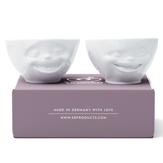 Набор чаш Tassen, Laughing & Winking, 200 мл, белый, 2 шт., Tassen, изображение 4