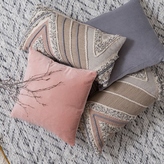 Подушка декоративная с кантом и бахромой из коллекции Ethnic, 30х60 см, Tkano, изображение 9