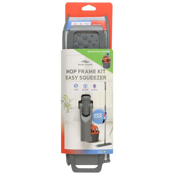 Подвижное основание для швабры Easy Squeezer с насадкой из микрофибры, Nordic Stream, изображение 7