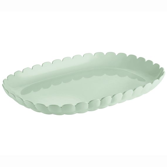 Поднос сервировочный Tiffany, 32х22,5 см, зеленый, Guzzini