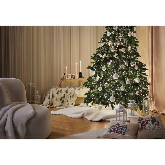 Подушка декоративная Snowy Town из коллекции New Year Essential, 30х45 см, Tkano, изображение 7