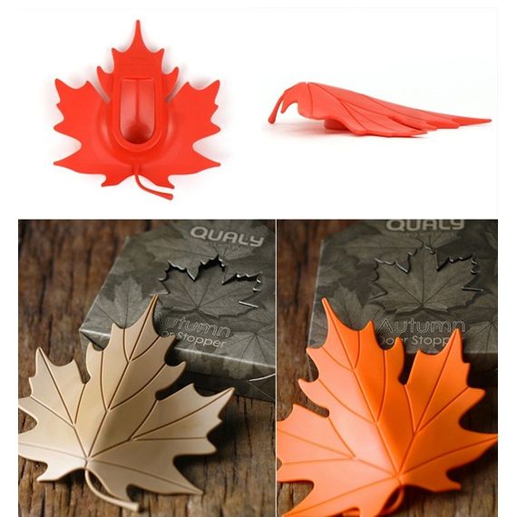 Подпорка для двери Autumn, желтая, QUALY, изображение 4