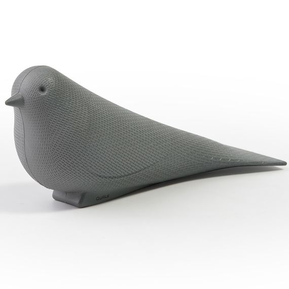 Подпорка для двери Dove, серая, QUALY
