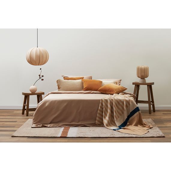 Плед из хлопка с рисунком Tulip garden из коллекции Terra, 130х180 см, Tkano, изображение 5