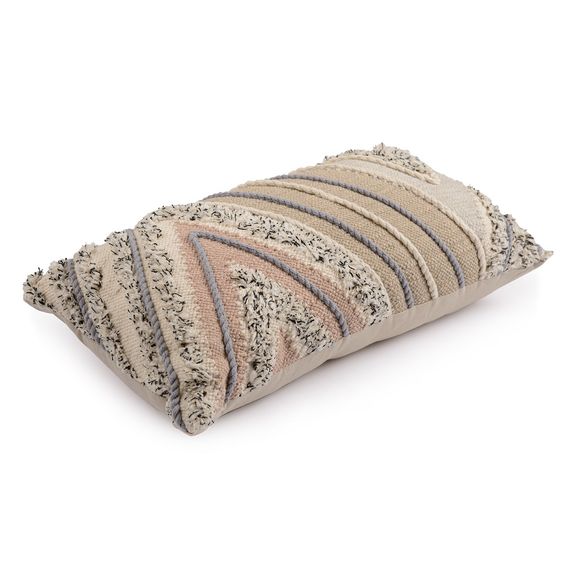 Подушка декоративная с кантом и бахромой из коллекции Ethnic, 30х60 см, Tkano, изображение 4