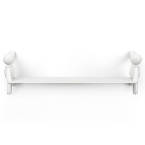 Полка Buddy, 46х15 см, белая, UMBRA, изображение 6