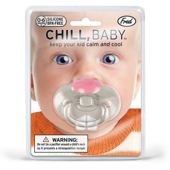Пустышка (соска) Chill Baby Зайчик, Fred & Friends, изображение 4
