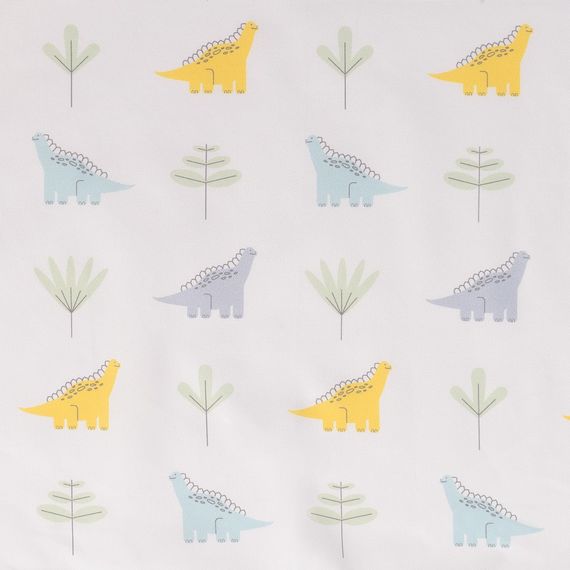 Простыня на резинке из сатина с принтом Dinosauria world из коллекции Tiny world, 90х200х28 см, Tkano, изображение 5