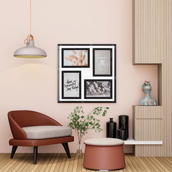 Рамка для фотографий Pleasant moments, 34,5х34,5 см, белая/черная, Bergenson Bjorn, изображение 2