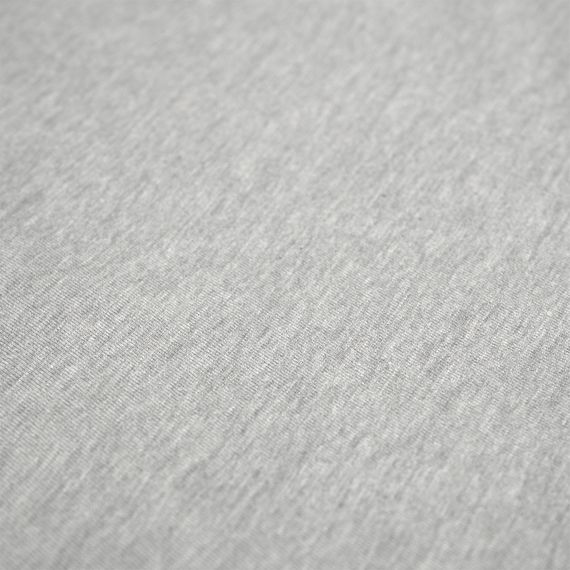 Простыня на резинке из хлопкового трикотажа серого цвета из коллекции Essential, 180х200х30 см, Tkano, изображение 10