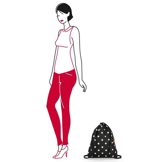 Рюкзак складной Mini maxi sacpack mixed dots, Reisenthel, изображение 3