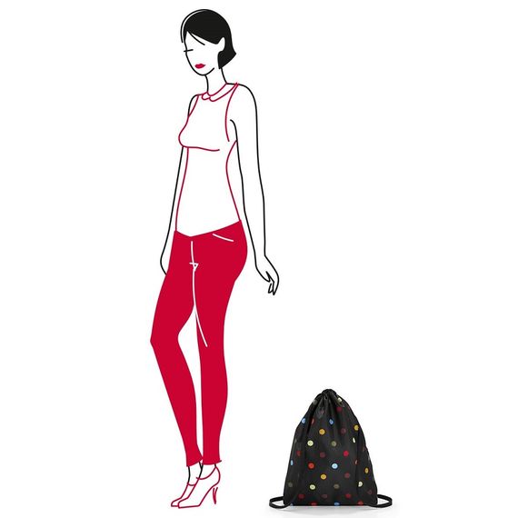 Рюкзак складной Mini maxi sacpack dots, Reisenthel, изображение 4