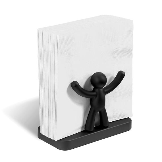 Салфетница Buddy, черная, UMBRA, изображение 6