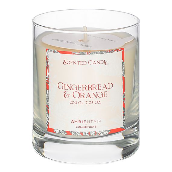 Свеча ароматическая Gifting, Gingerbread&Orange (новая), 40 ч, Ambientair, изображение 2