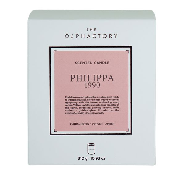 Свеча ароматическая The Olphactory, White Insignia, Philippa 1990, 60 ч, Ambientair, изображение 13