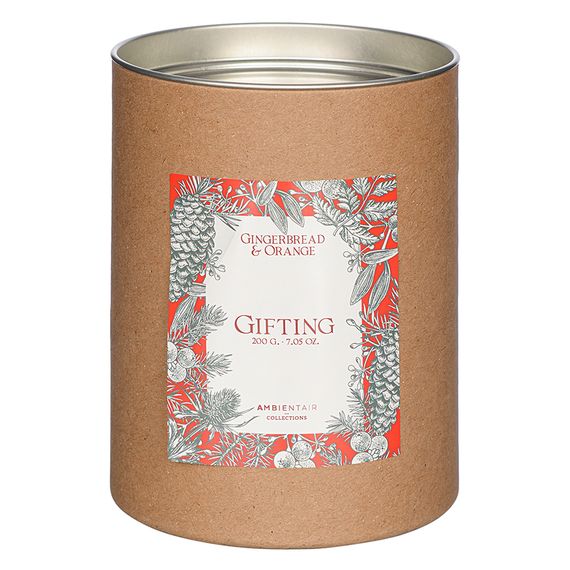 Свеча ароматическая Gifting, Gingerbread&Orange (новая), 40 ч, Ambientair, изображение 3