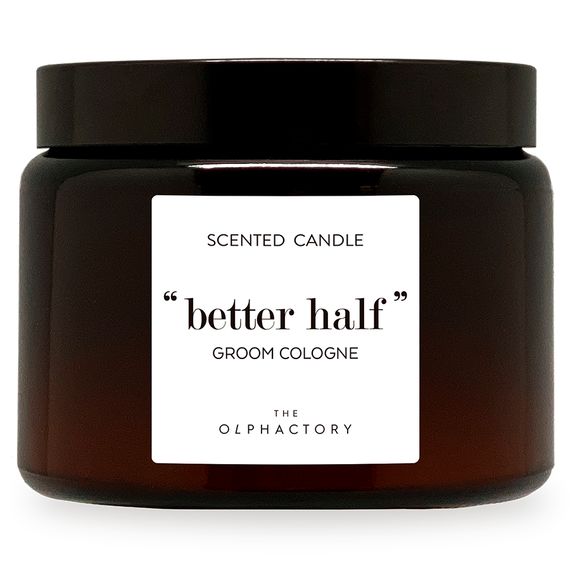 Свеча ароматическая The Olphactory, Better Half, Groom Cologne, 60 ч, Ambientair