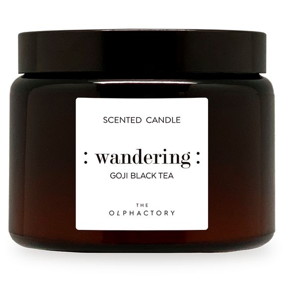 Свеча ароматическая The Olphactory, Wandering, Goji Black tea, 60 ч, Ambientair