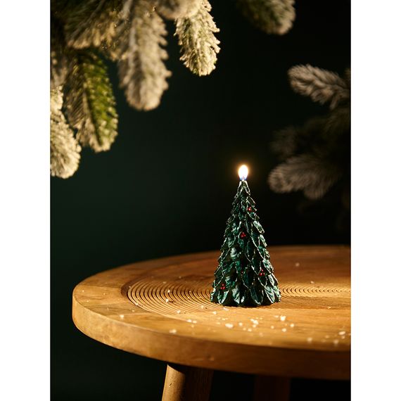 Свеча декоративная Festive flame из коллекции New Year Essential, 12 см, Tkano, изображение 3