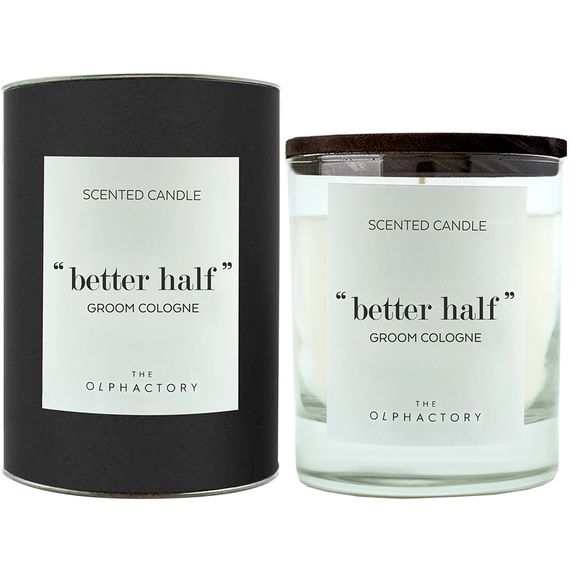 Свеча ароматическая The Olphactory, Better Half, Groom Cologne, 40 ч, Ambientair