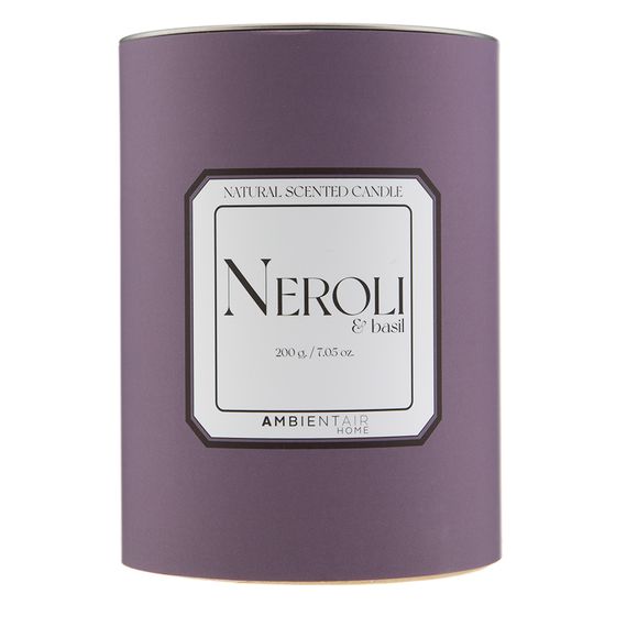 Свеча ароматическая Sublime, Neroli&Basil, 40 ч, Ambientair, изображение 6