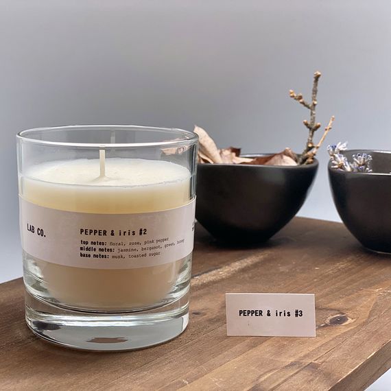 Свеча ароматическая  Lab Co, Pepper&Iris, 40 ч, Ambientair, изображение 2