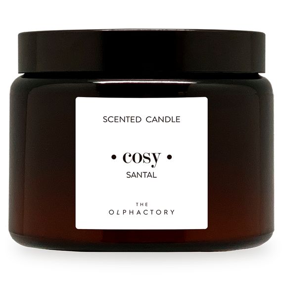 Свеча ароматическая The Olphactory, Cozy, Santal, 60 ч, Ambientair