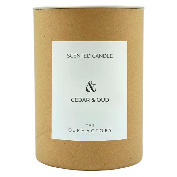 Свеча ароматическая The Olphactory, &, Cedar&Oud, 40 ч, Ambientair, изображение 3