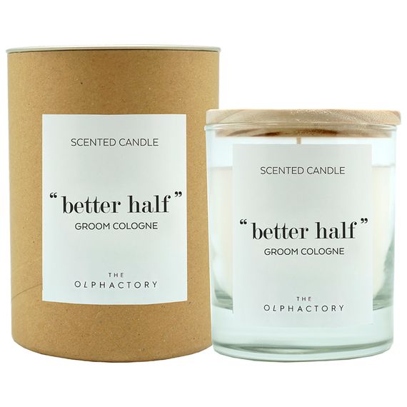 Свеча ароматическая The Olphactory, Better Half, Groom Cologne, 40 ч, Ambientair, изображение 2