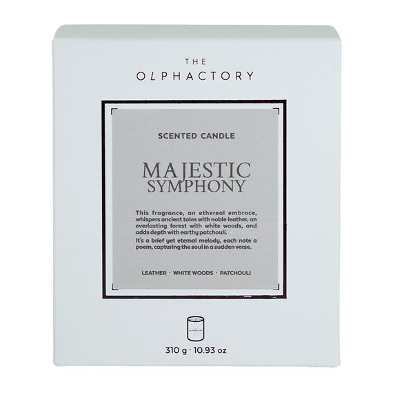 Свеча ароматическая The Olphactory, White Insignia, Majestic Symphony, 60 ч, Ambientair, изображение 8