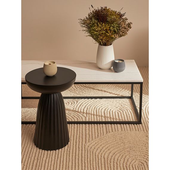 Свеча ароматическая Vetiver & Black cypress из коллекции Edge, синий, 30 ч, Tkano, изображение 8