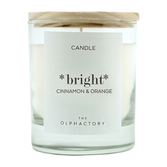 Свеча ароматическая The Olphactory, Bright, Orange&Cinnamon, 40 ч, Ambientair
