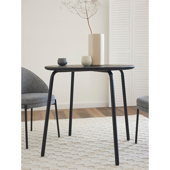 Стол обеденный Round, 80 см, черный, Bergenson Bjorn, изображение 3