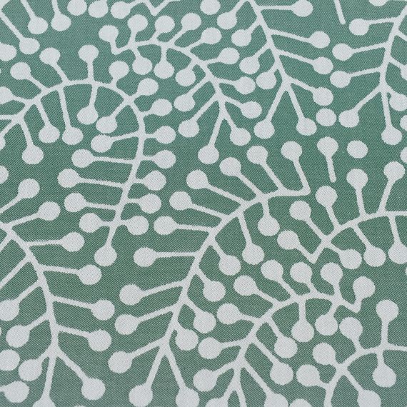 Скатерть из хлопка зеленого цвета с рисунком Спелая смородина, Scandinavian touch, 180х260см, Tkano, изображение 6