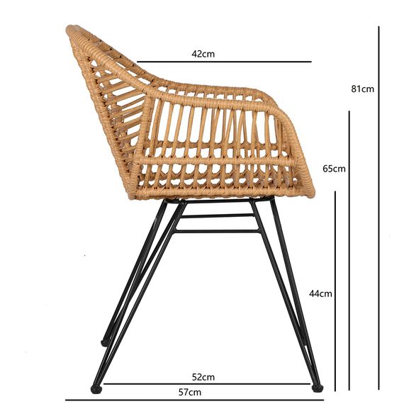 Стул Vetle Bent, ротанг, Bergenson Bjorn, изображение 23