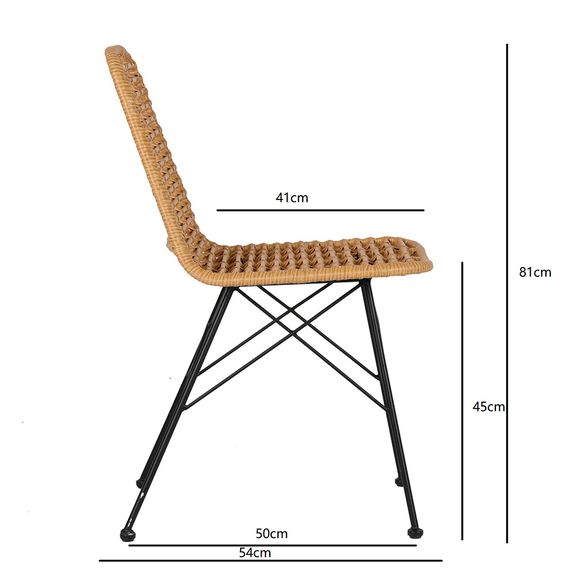 Стул Vetle Flat, ротанг, Bergenson Bjorn, изображение 15