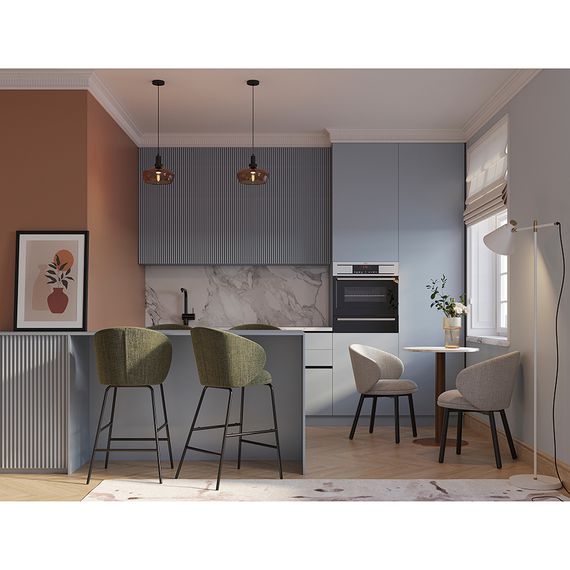 Стул полубарный Comfy, рогожка, шпинат, Bergenson Bjorn, изображение 8