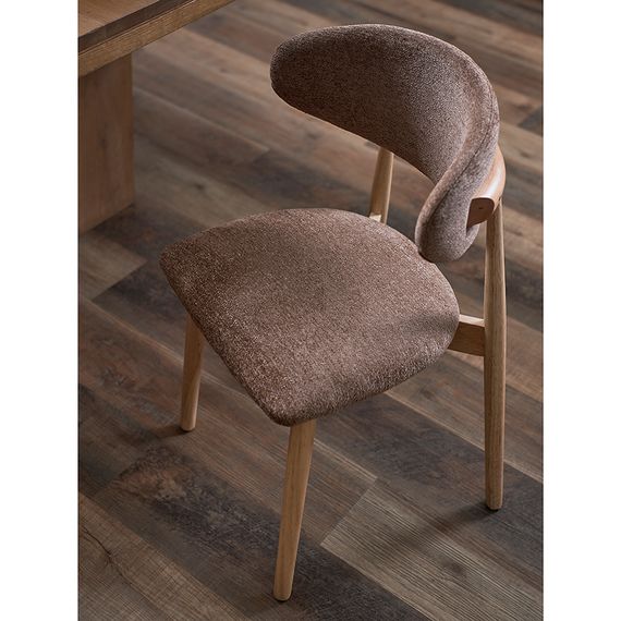 Стул Stone, мягкий шенилл, кофе с молоком, Bergenson Bjorn, изображение 9
